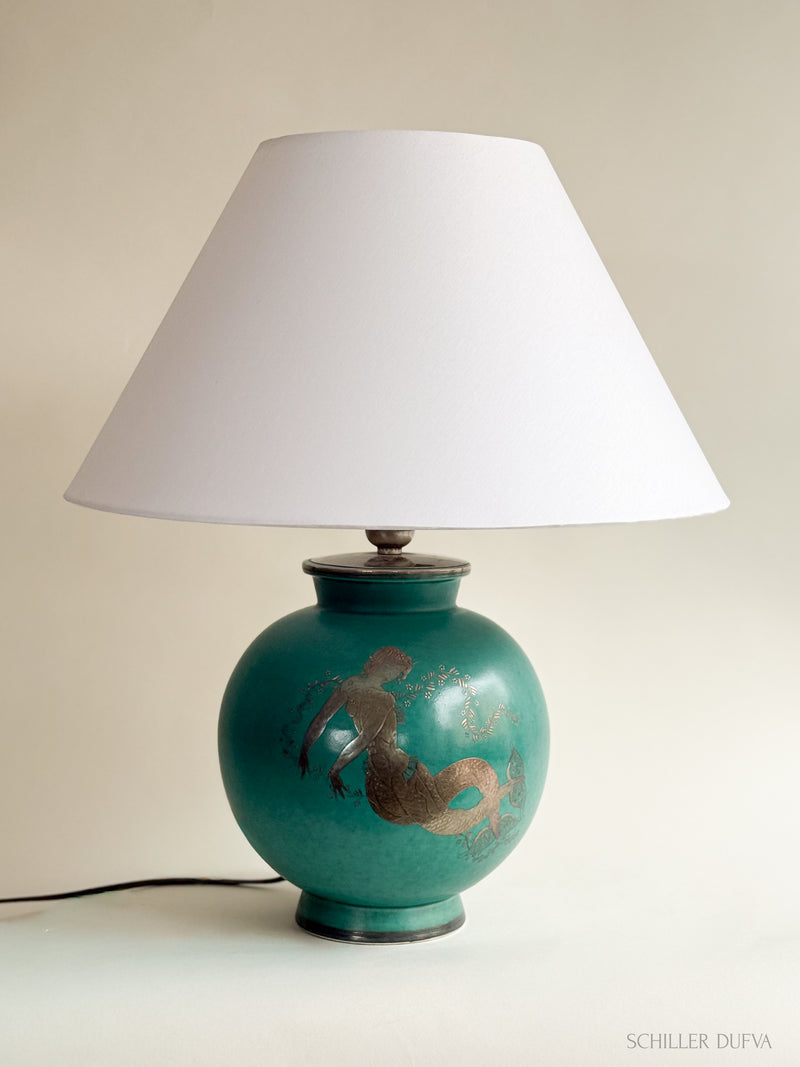 Wilhelm Kåge "Argenta" table lamp