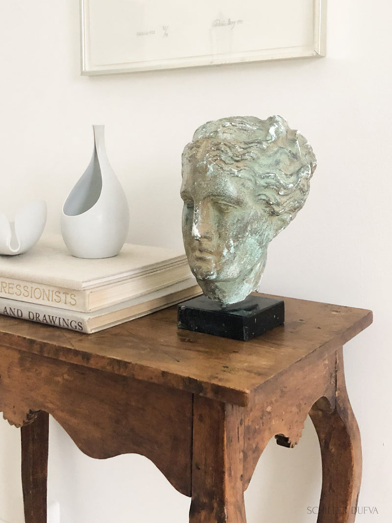 Patinated Plaster Bust