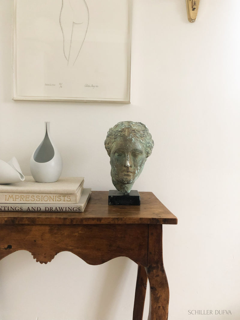 Patinated Plaster Bust