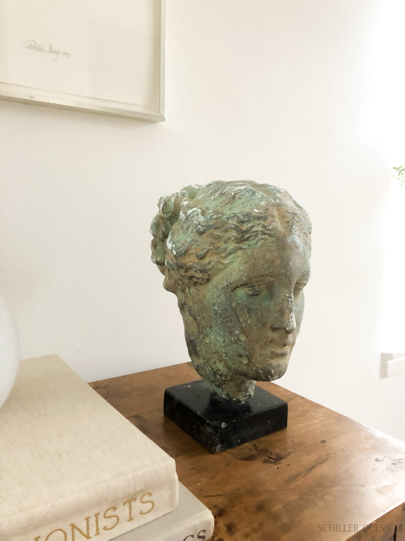 Patinated Plaster Bust