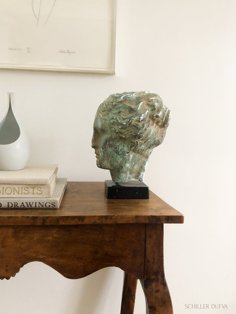 Patinated Plaster Bust