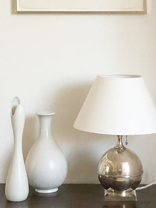 Nickel Silver Table Lamp