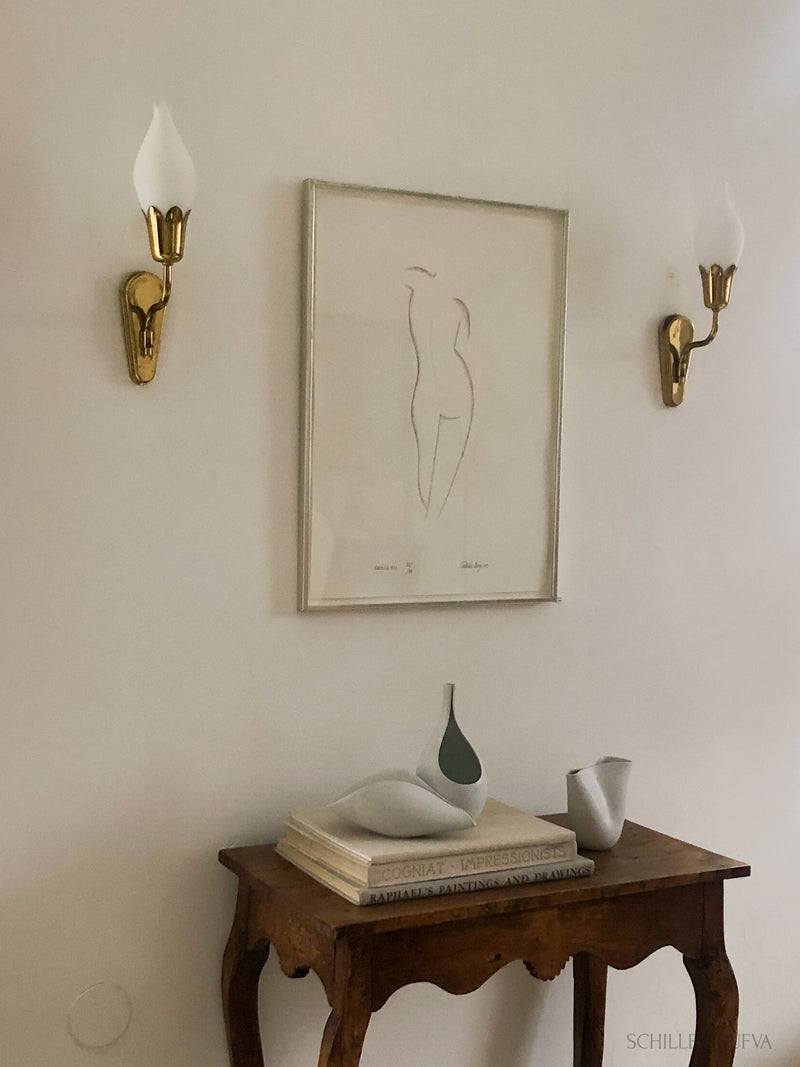 Pair of "Tulip" Wall Sconces