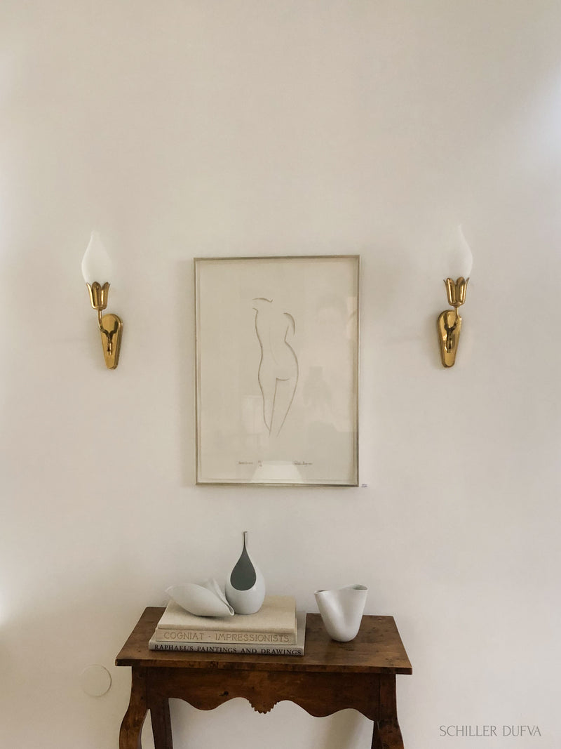 Pair of "Tulip" Wall Sconces