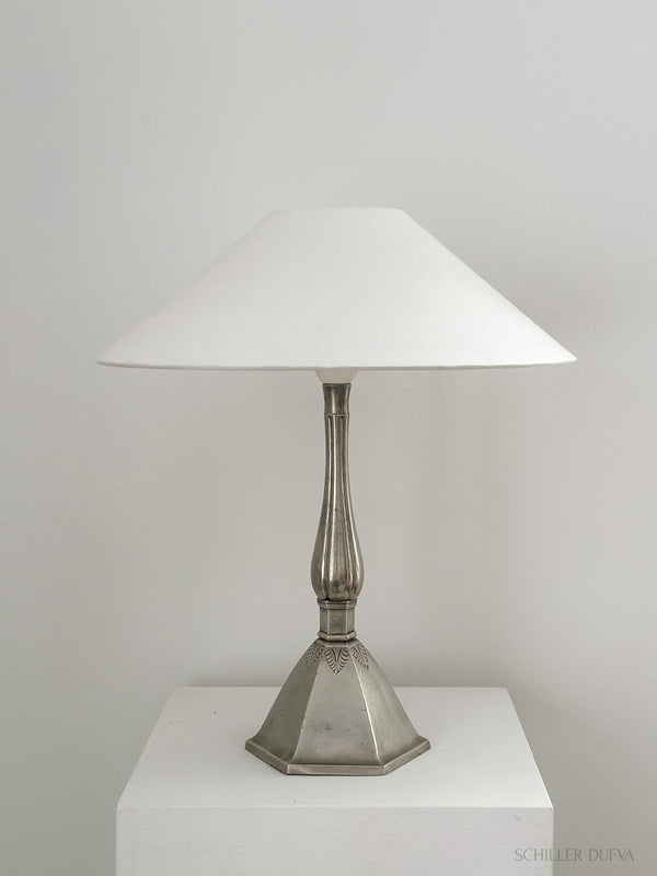 Pewter Table Lamp