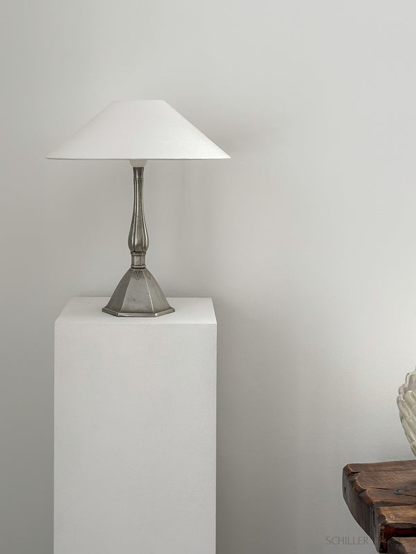 Pewter Table Lamp