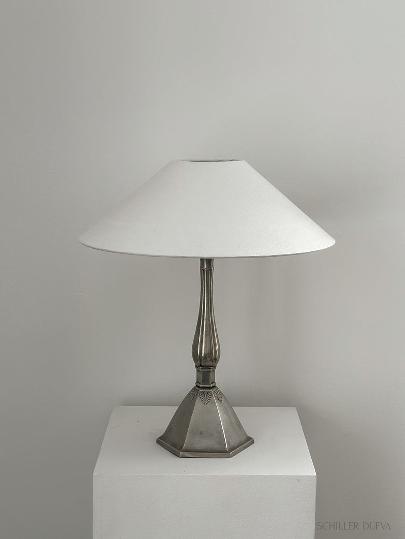 Pewter Table Lamp