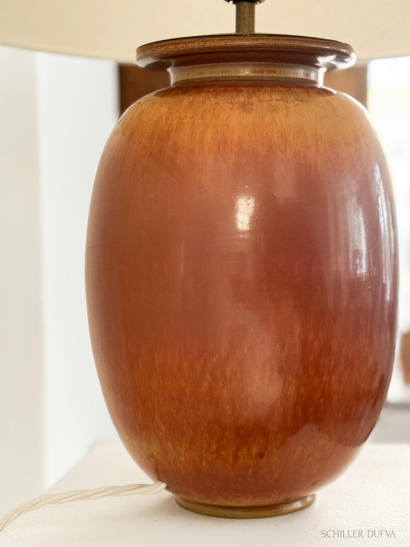 Gunnar Nylund Stoneware table lamp