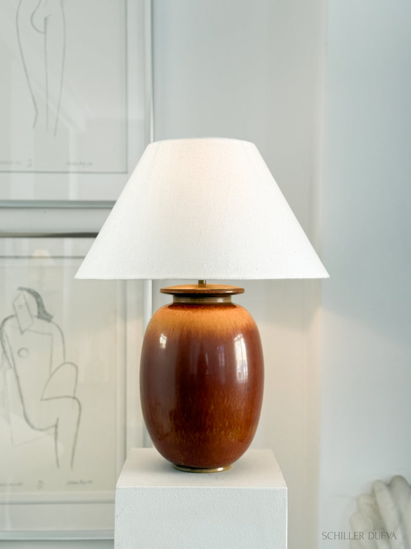 Gunnar Nylund Stoneware table lamp