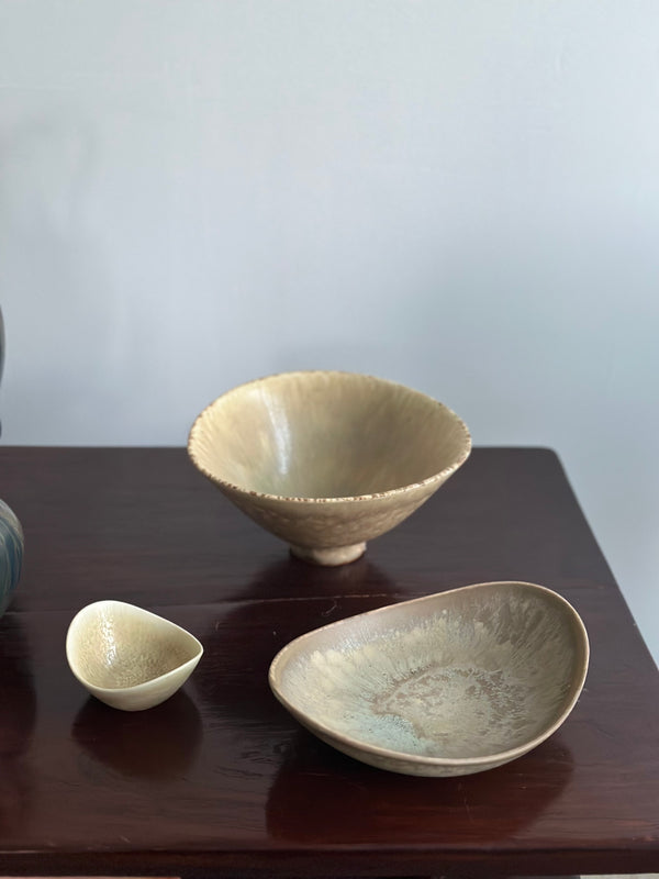 Carl-Harry Stålhane set of three Stoneware Bowls
