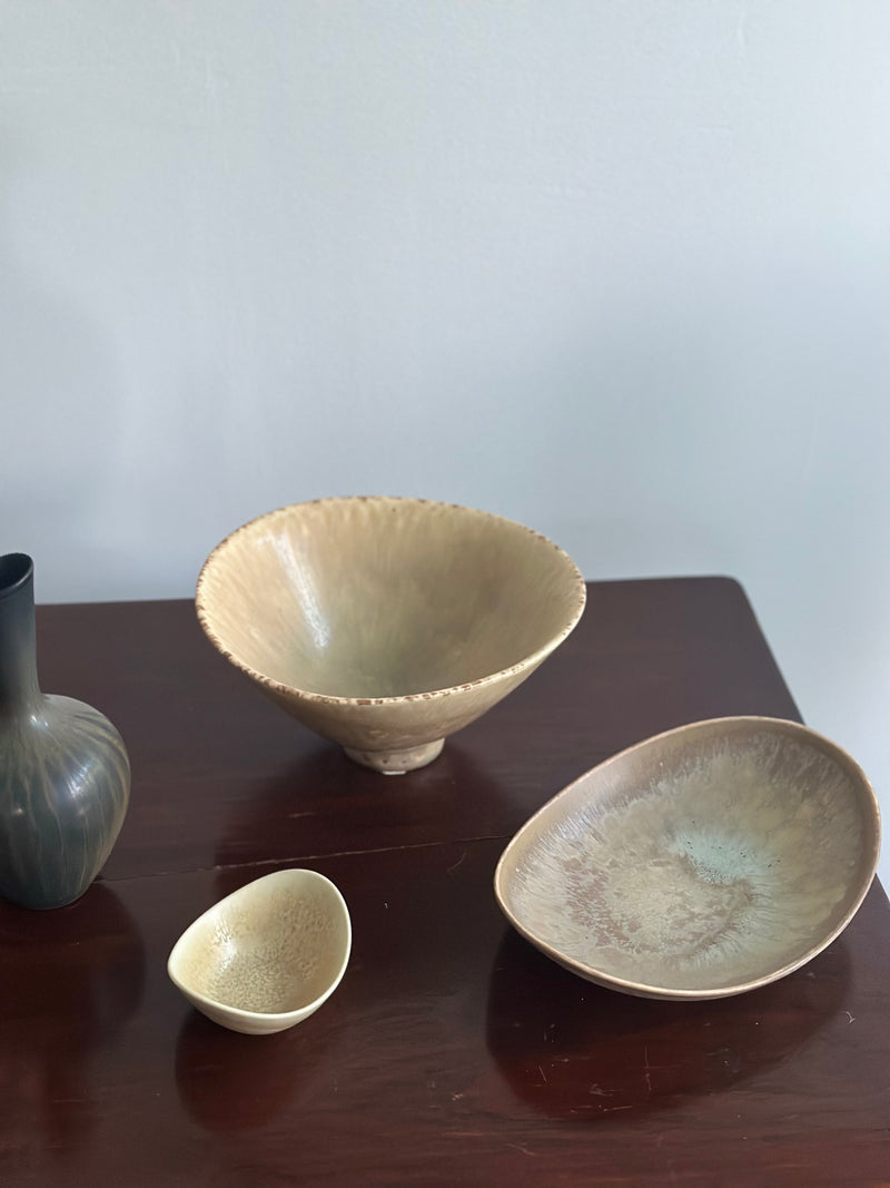 Carl-Harry Stålhane set of three Stoneware Bowls