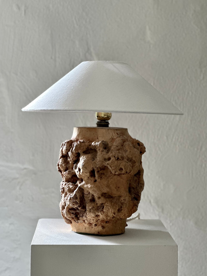Burl Wood Lamp