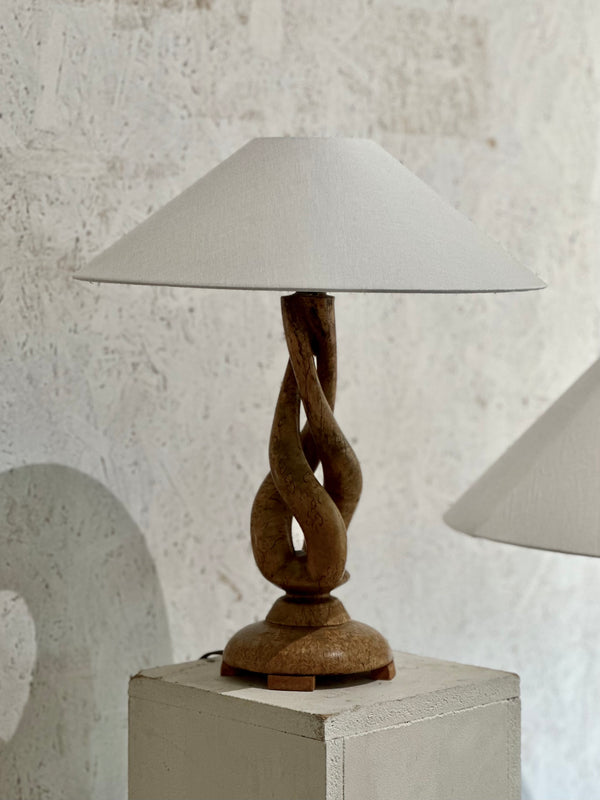 Curly Birch Table Lamp
