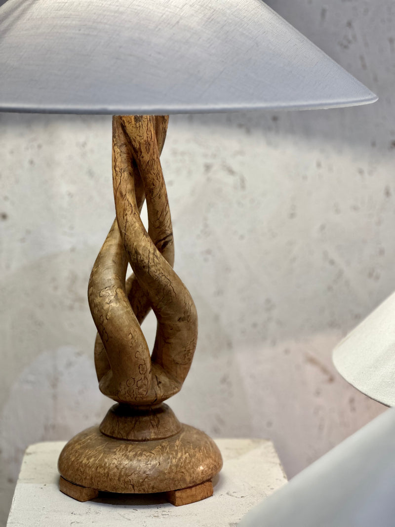 Curly Birch Table Lamp