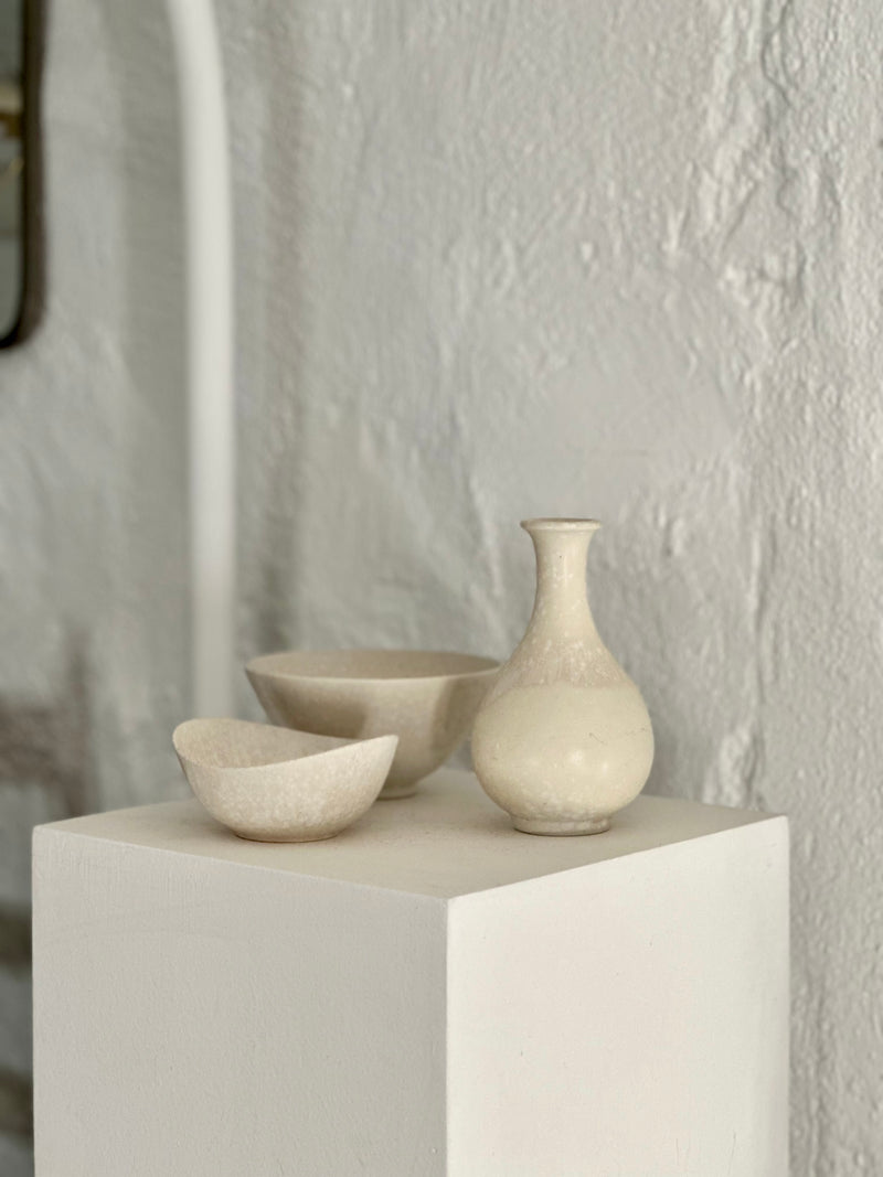 Gunnar Nylund Set of White Stoneware
