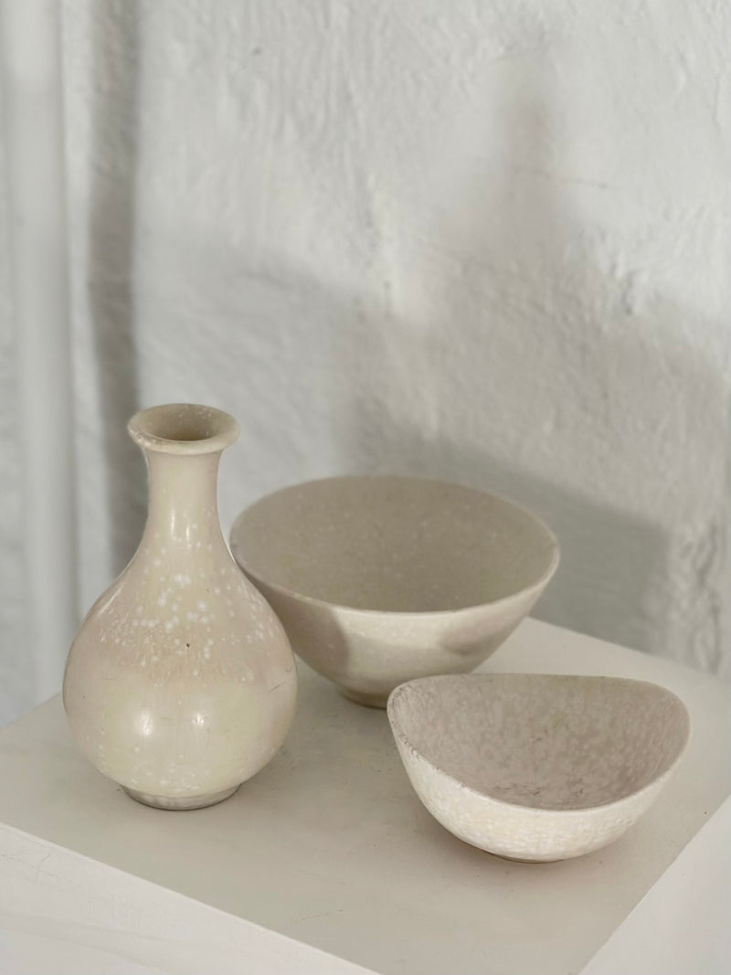 Gunnar Nylund Set of White Stoneware