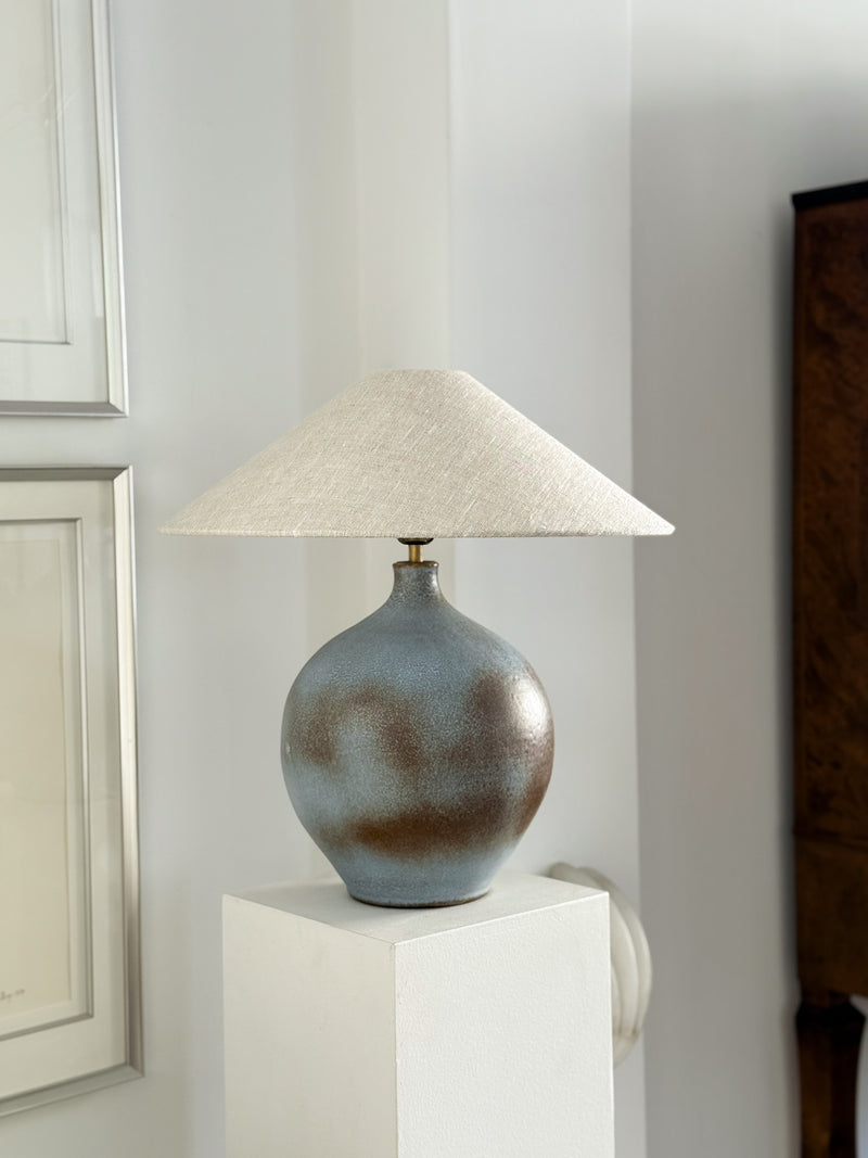 Mid Century Stoneware Table Lamp
