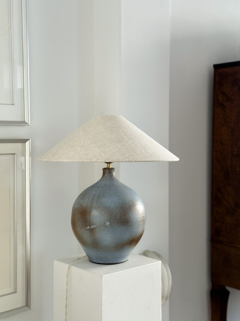 Mid Century Stoneware Table Lamp
