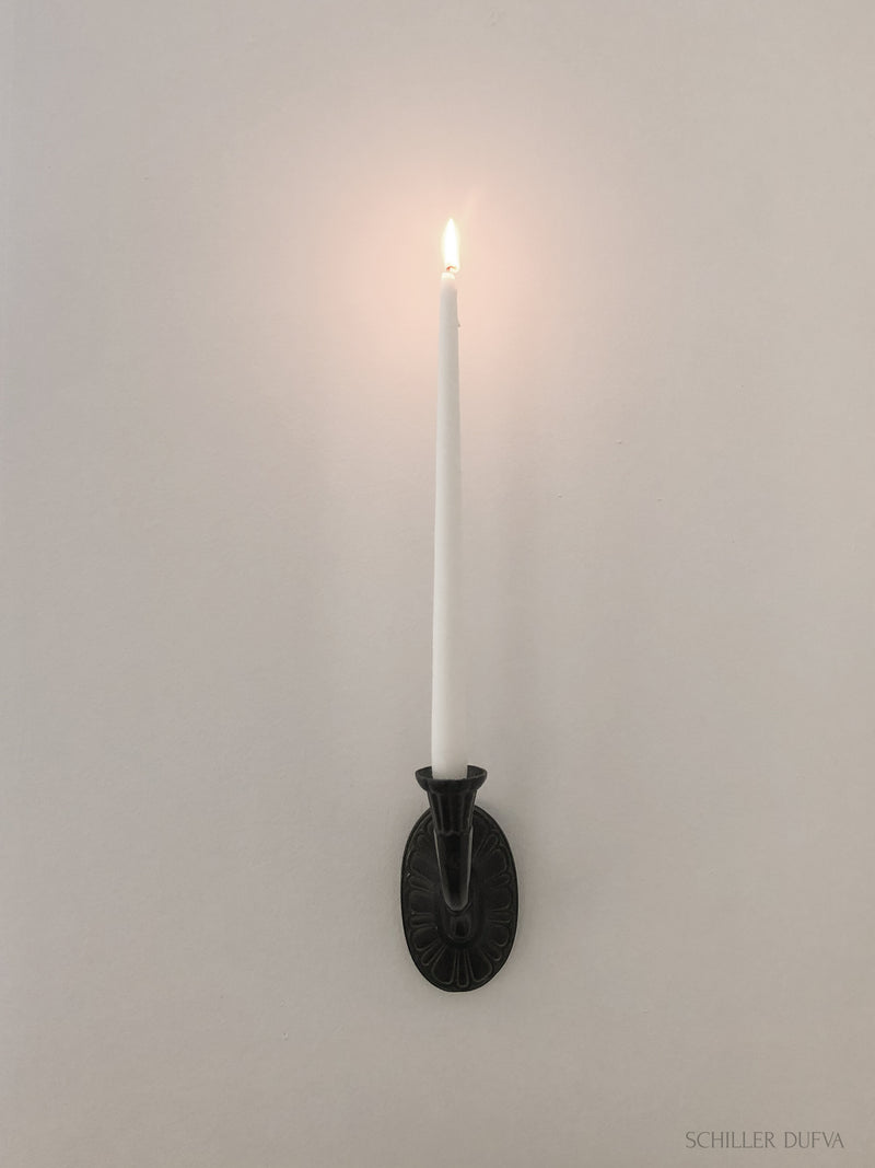 Bronze Patinated Candle Sconce