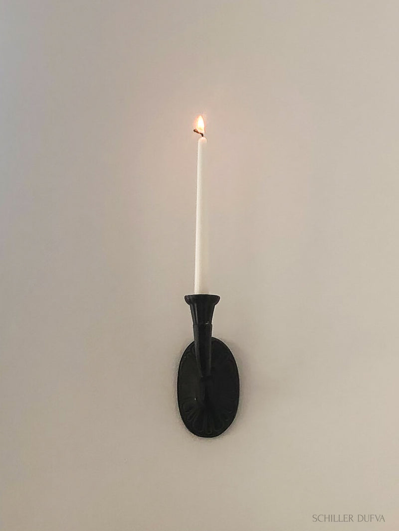 Bronze Patinated Candle Sconce