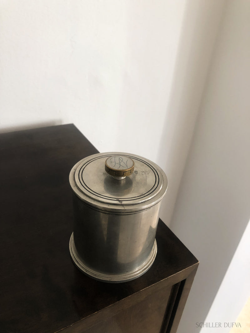 Pewter and Brass Box