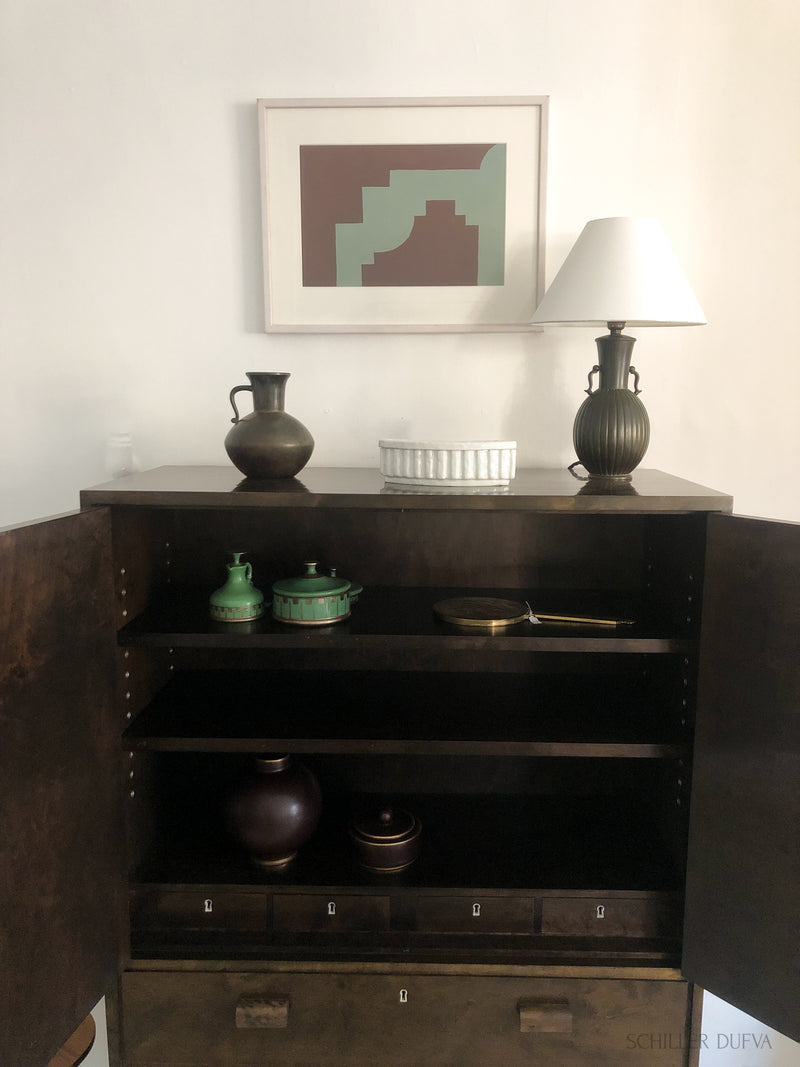 Stained Birch Cabinet