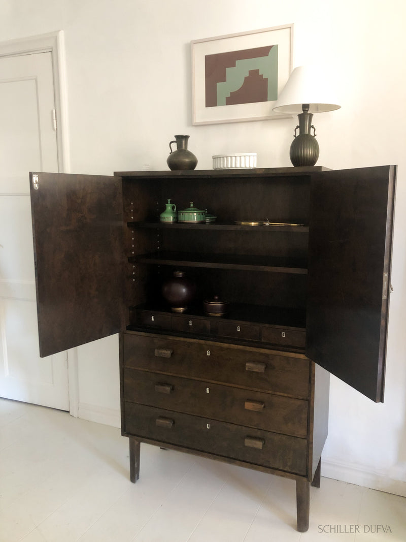 Stained Birch Cabinet