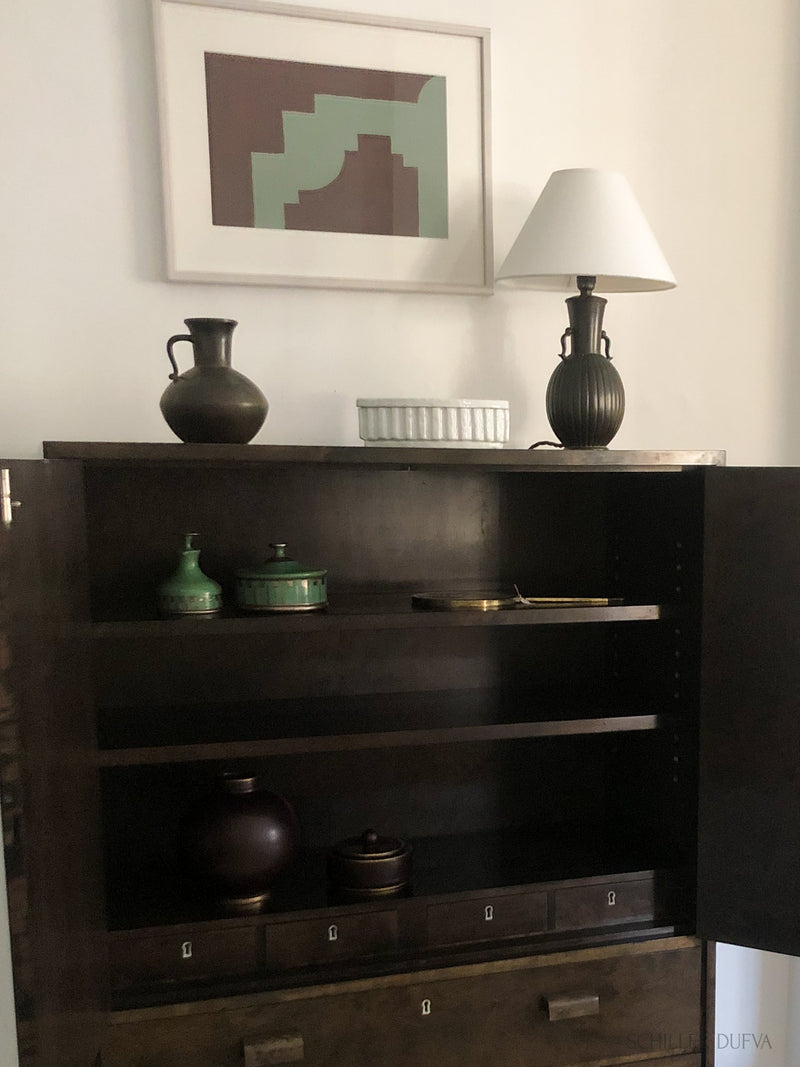 Stained Birch Cabinet