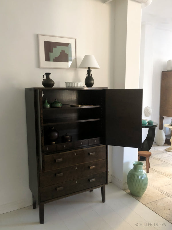 Stained Birch Cabinet