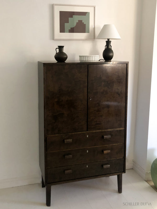 Stained Birch Cabinet