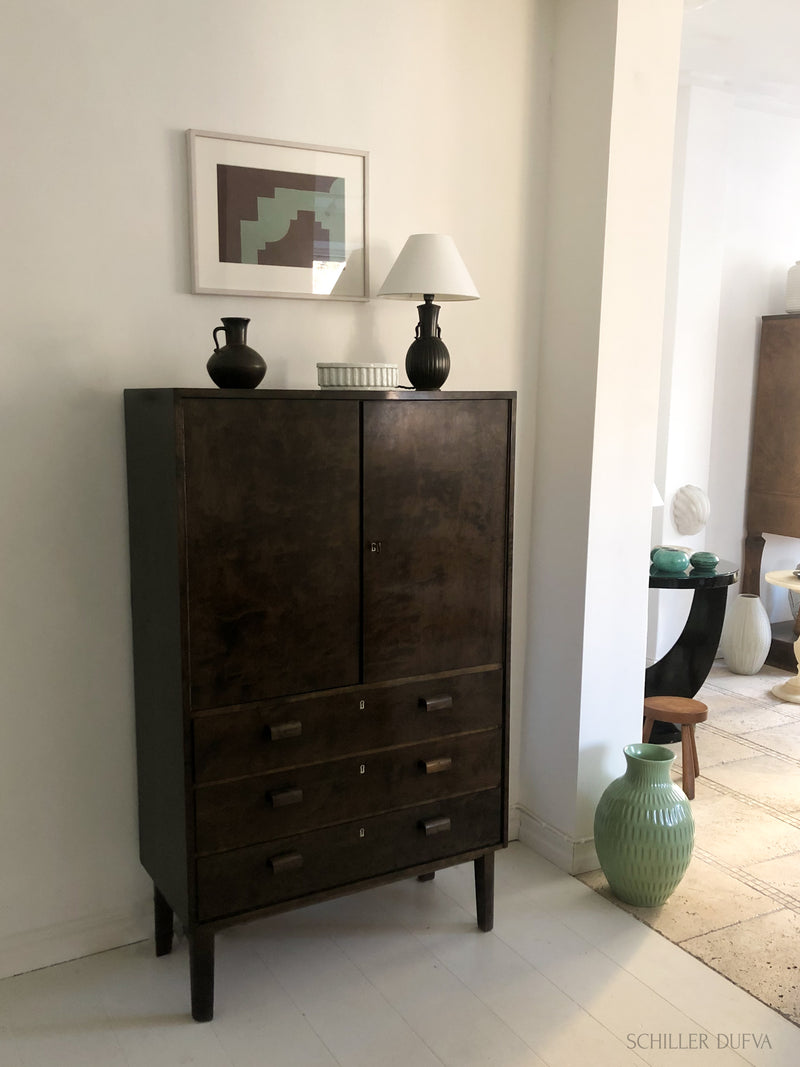 Stained Birch Cabinet