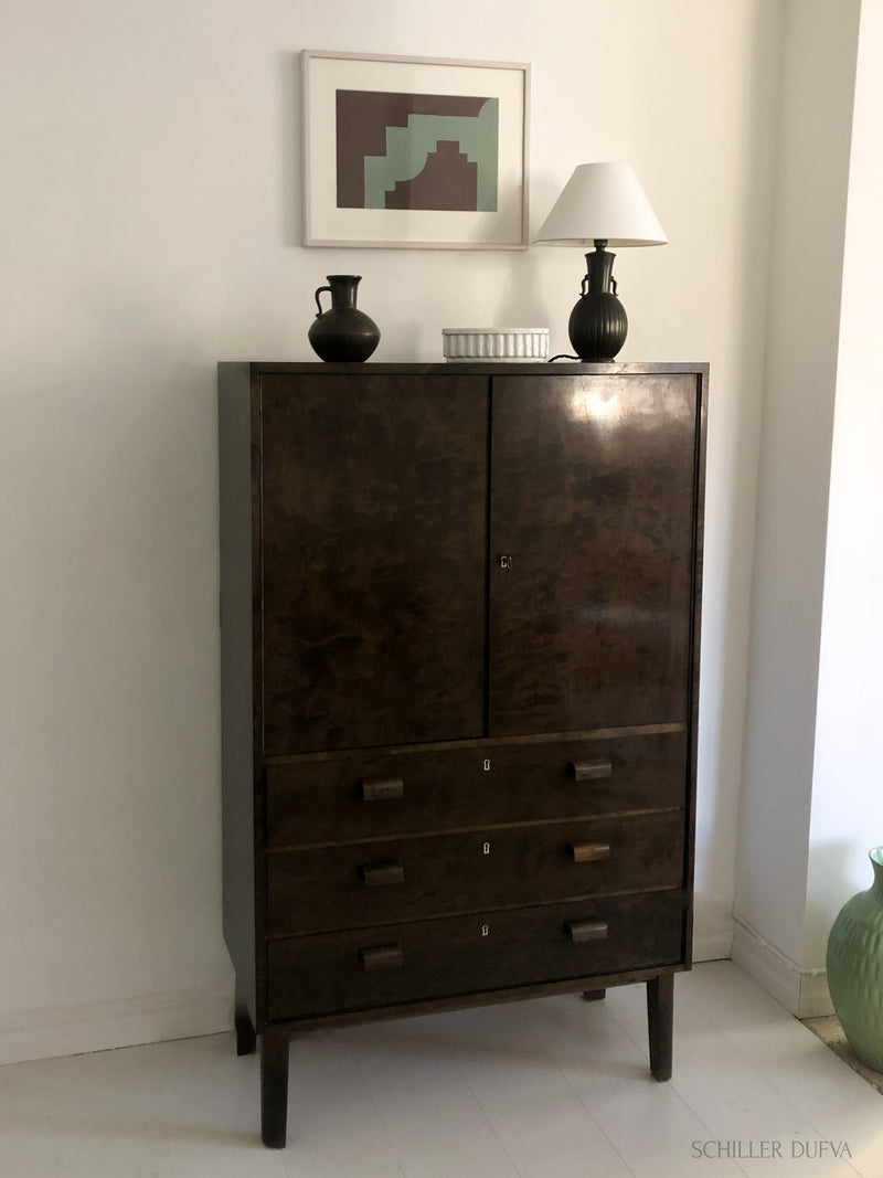 Stained Birch Cabinet