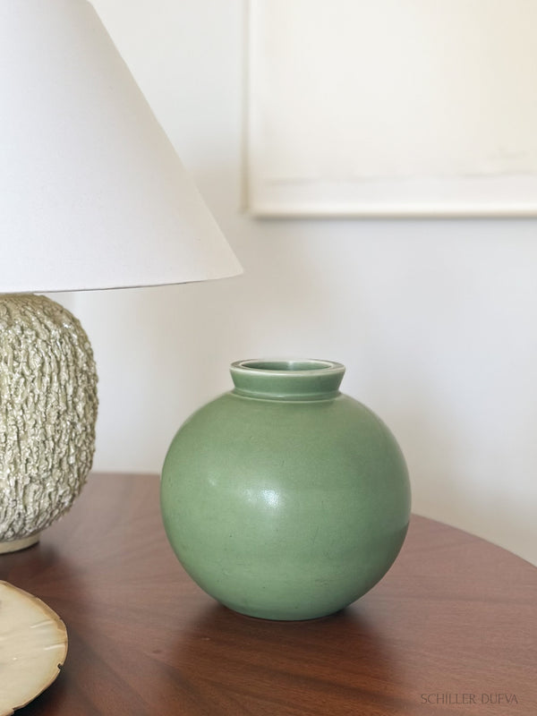 Wilhelm Kåge Celadon Stoneware Vase