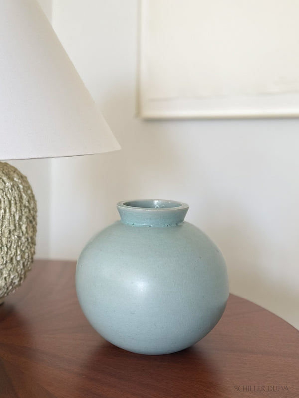 Wilhelm Kåge Pale Blue Stoneware Vase