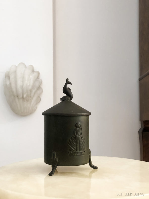 Bronze Tobacco Jar