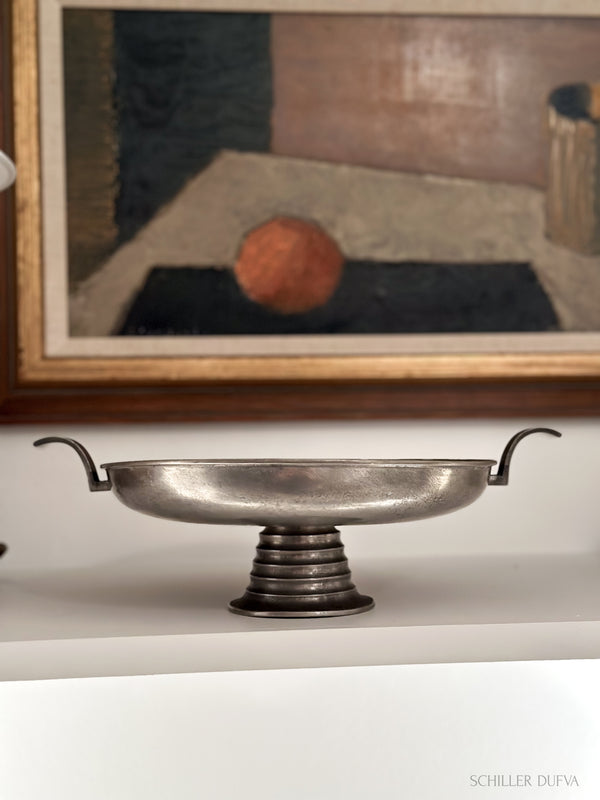 Edvin Ollers Pewter Tazza