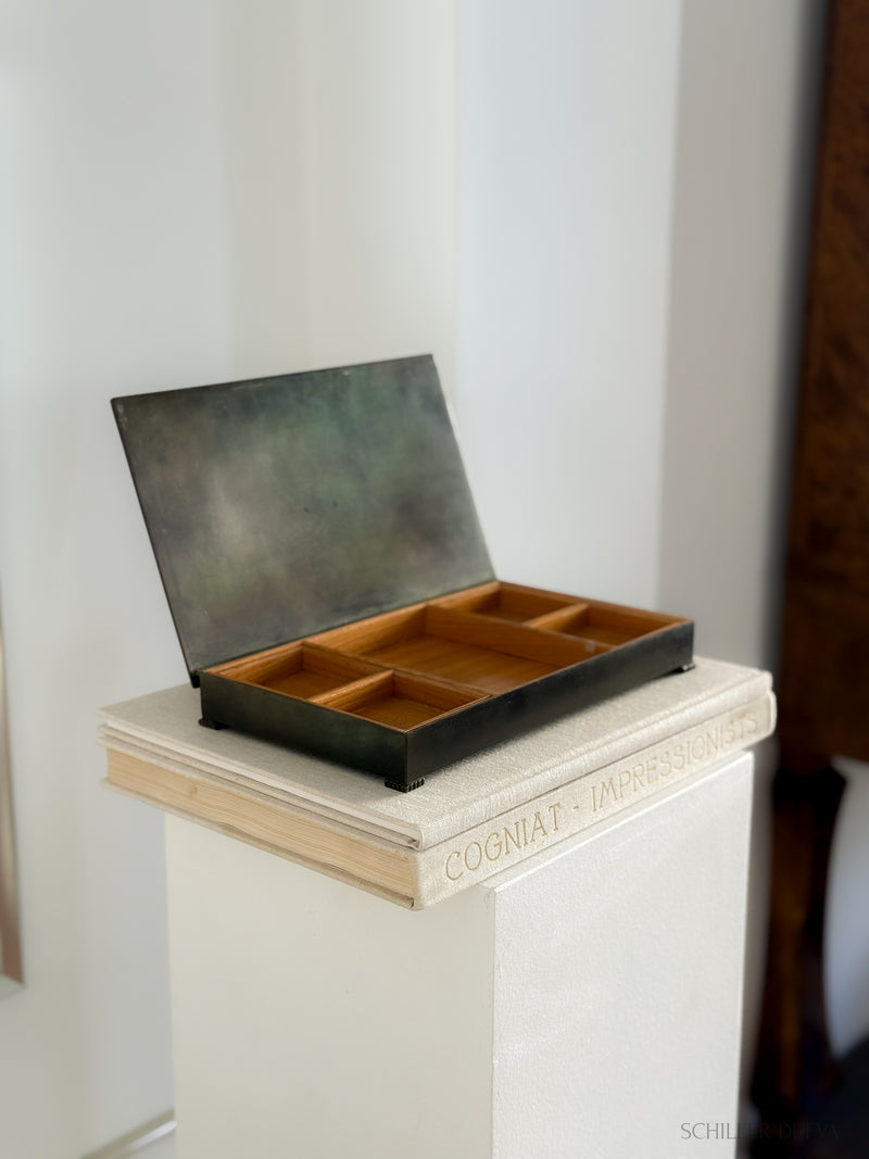 1930s Bronze Jewelry Box
