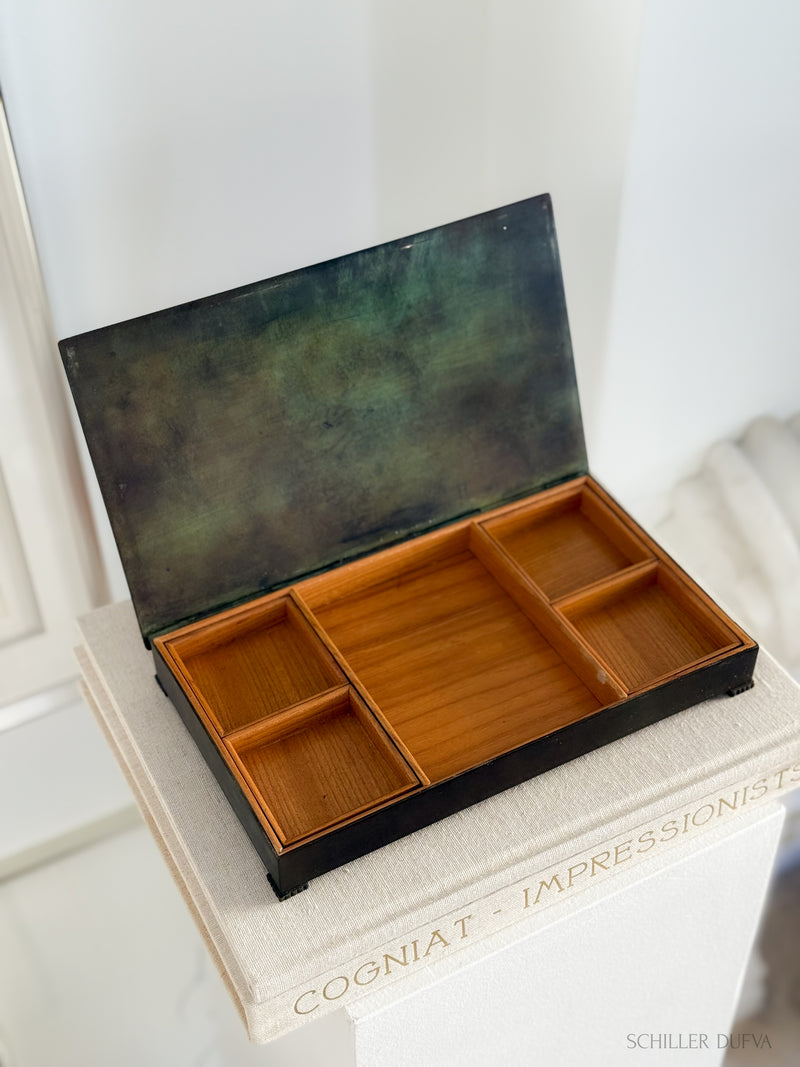 1930s Bronze Jewelry Box