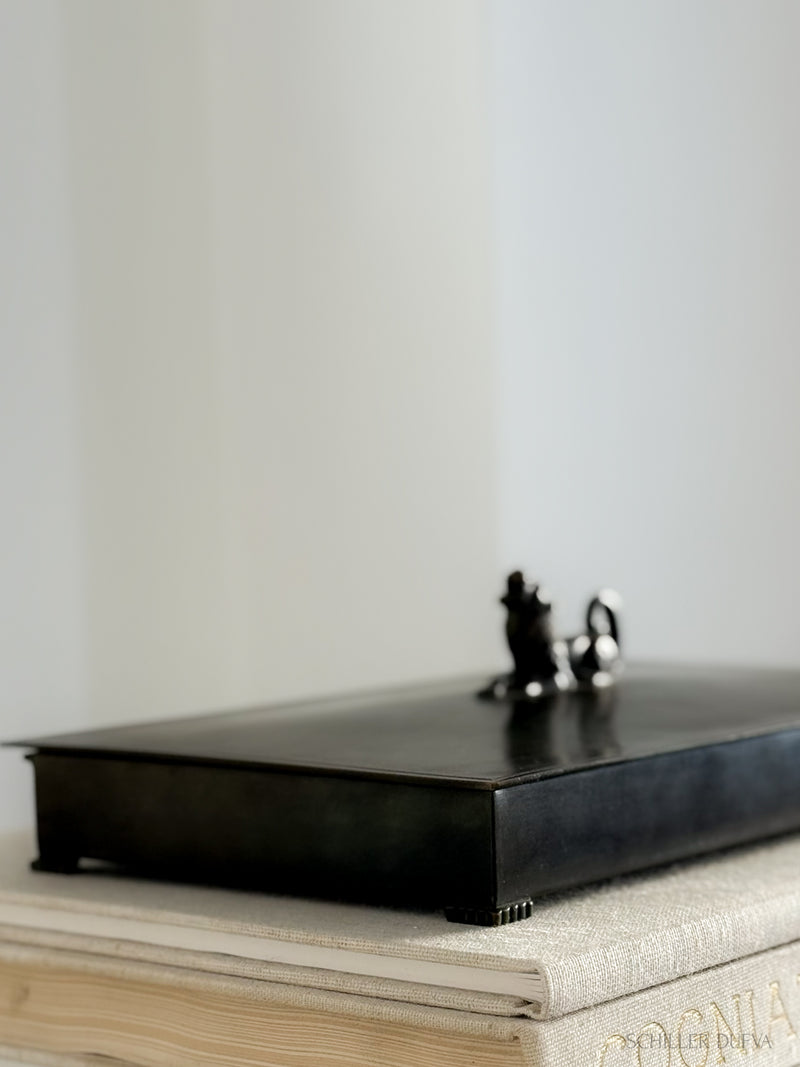 1930s Bronze Jewelry Box