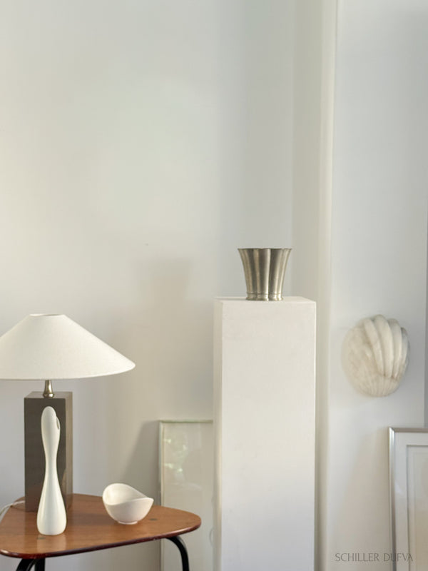 Pewter Vase or Flower Pot
