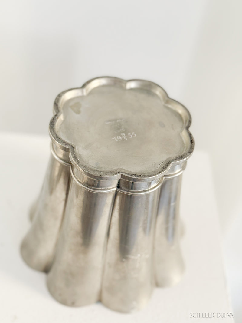 Pewter Vase or Flower Pot