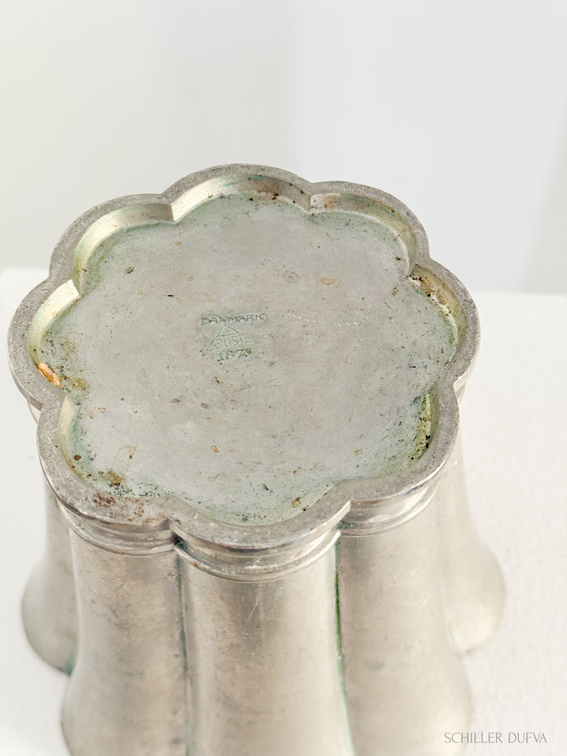 Pewter Vase or Flower Pot