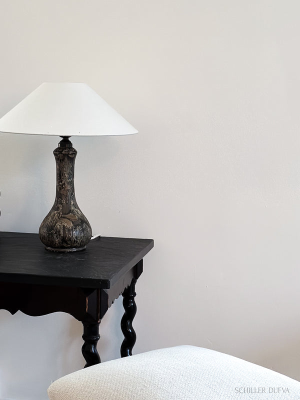 Art Nouveau Ceramic Table Lamp