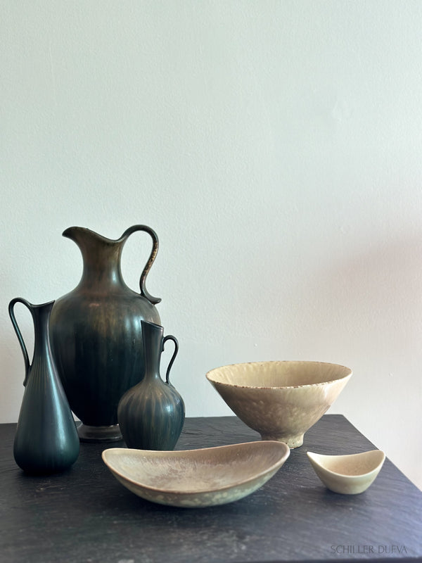 Gunnar Nylund Stoneware Pitcher Vase