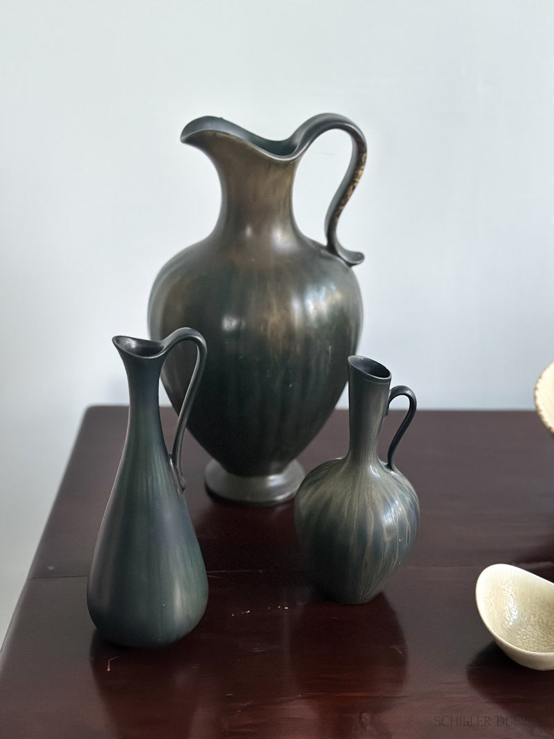 Gunnar Nylund Stoneware Pitcher Vase