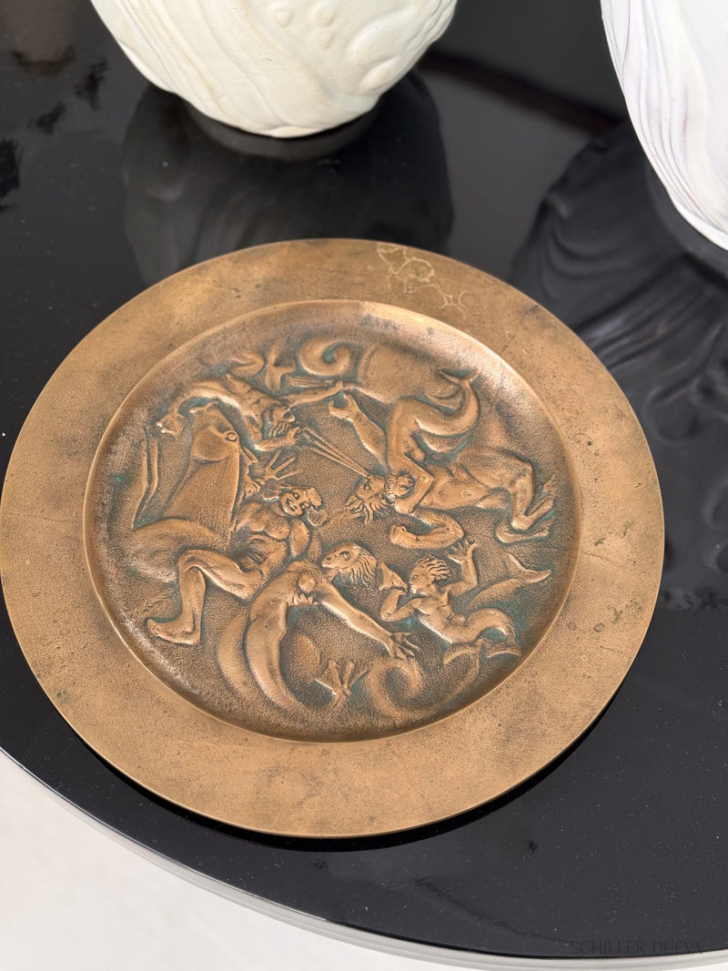 Bronze Plate after Carl Milles