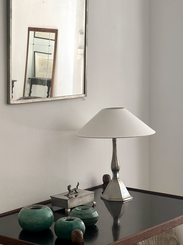 Pewter Table Lamp