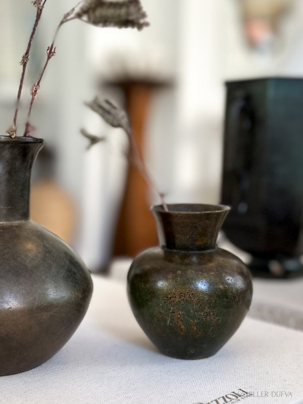 1930s Patinated Bronze Vase