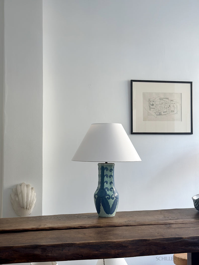 Josef Ekberg Sgrafitto Table Lamp