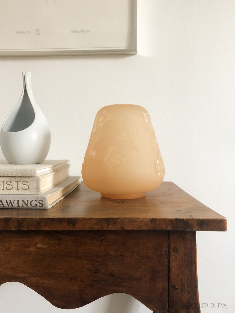 Amber Glass Vase